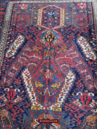 1460 Masterpiece Dragon Sumac Soumac Rug Carpet-WOVENSOULS-Antique-Vintage-Textiles-Art-Decor