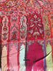 1475 Antique Kashmir Pashmina Dorukha Square Shawl