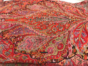 1475 Antique Kashmir Pashmina Dorukha Squala quadrata