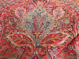 1475 antiker Kaschmir Pashmina Dorukha Square -Schal