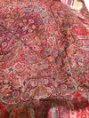 1475 antiker Kaschmir Pashmina Dorukha Square -Schal