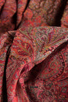 1475 Antique Cachemira Pashmina Dorukha Square Shawl