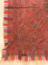 1475 Antique Cachemira Pashmina Dorukha Square Shawl