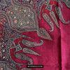 1608 Old Kashmir Silk Embroidered Amli Shawl Rumal-WOVENSOULS Antique Textiles &amp; Art Gallery