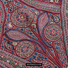 1608 Old Kashmir Silk Embroidered Amli Shawl Rumal-WOVENSOULS Antique Textiles &amp; Art Gallery