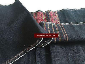 164-A Vintage Hilltribe Beaded Mru Tribal Women's Loin Cloth - Myanmar Textile-WOVENSOULS-Antique-Vintage-Textiles-Art-Decor