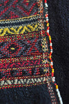164-B Vintage Mru Tribal Handwoven Beaded Women's Loin Cloth - Myanmar Textile-WOVENSOULS-Antique-Vintage-Textiles-Art-Decor