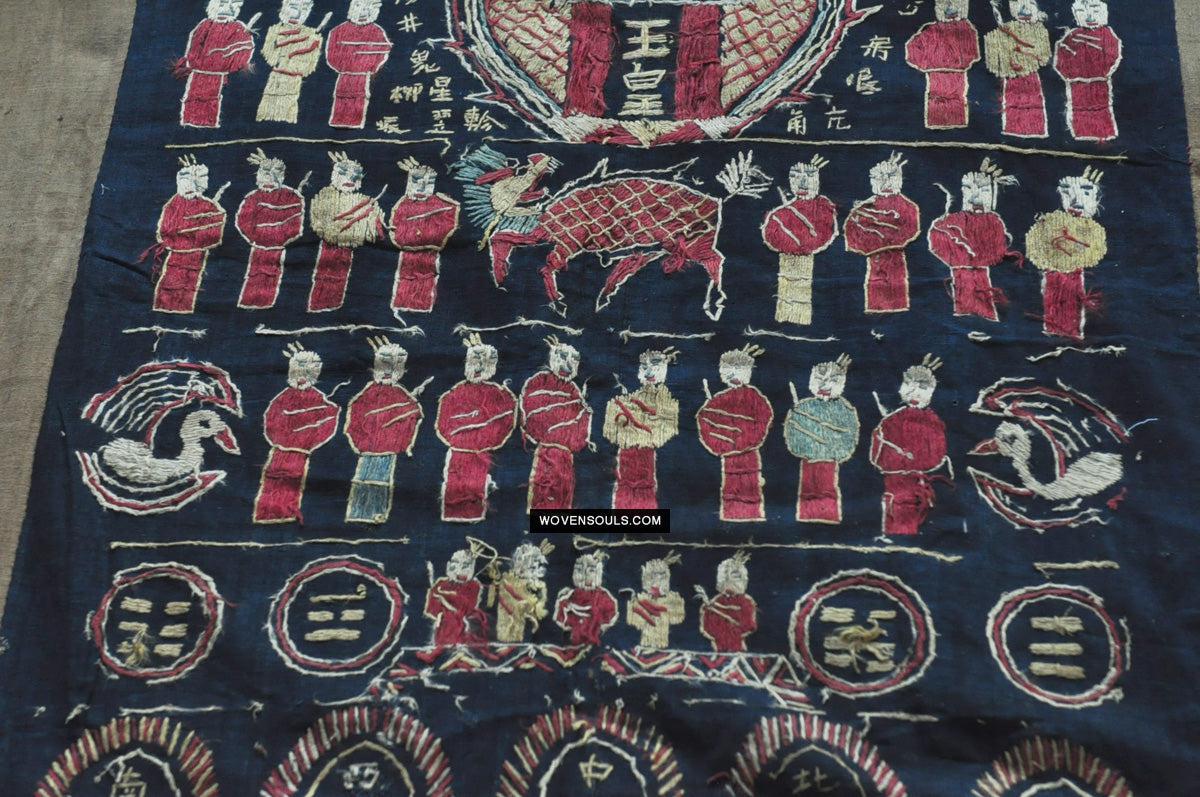 167 Antique Yao Shaman Robe-WOVENSOULS Antique Textiles &amp; Art Gallery