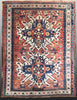 1672 Antique Chelaberd Eagle Kazak Rug - WOVENSOULS Antique Vintage Art Interior Decor