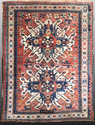 1672 Antique Chelaberd Eagle Kazak Rug - WOVENSOULS Antique Vintage Art Interior Decor