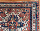 1672 Antique Chelaberd Eagle Kazak Rug - WOVENSOULS Antique Vintage Art Interior Decor