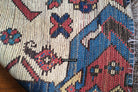 1718 Antique White Field Caucasian Village Kazak Rug - Antique Decor Home Museum