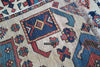 1718 Antique White Field Caucasian Village Kazak Rug - Antique Decor Home Museum