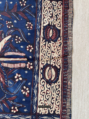 1756 Vintage Batik Tulis Kemben Textile - coppia