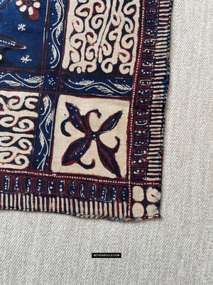 1756 vintage batik tulis kemben textile - paire