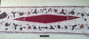 1756 vintage batik tulis kemben textile - paire