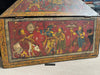 1760 Antique Pattachitra Krishna Paintings on a Wooden Chest - WOVENSOULS Antique Vintage Art Interior Decor