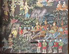 1761 Rare Antique Rattanakosin Phrabot Buddhist Art Temple Painting - Thailand