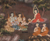 1761 Rare Antique Rattanakosin Phrabot Buddhist Art Temple Painting - Thailand