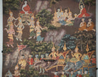 1761 Rare Antique Rattanakosin Phrabot Buddhist Art Temple Painting - Thailand