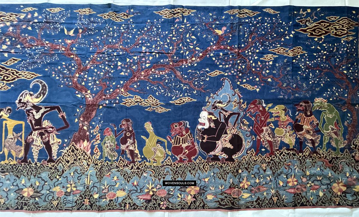 1763 Indonesian Art Wayang Batik Tulis