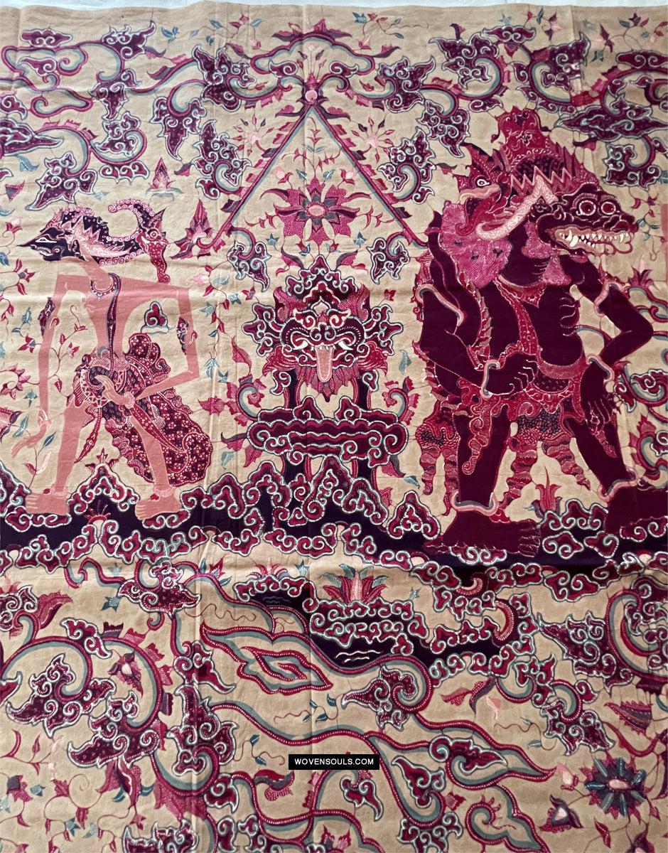 1765 Indonesian Art Wayang Batik Tulis