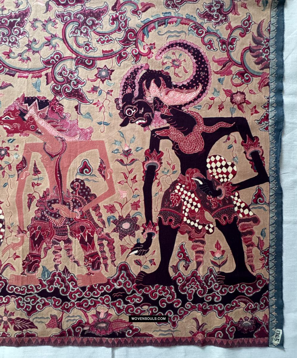 1765 Indonesian Art Wayang Batik Tulis