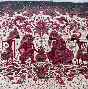 1766 Cirebon Wayang Batik Tulis Indonesian Hindu Art Mahabharat