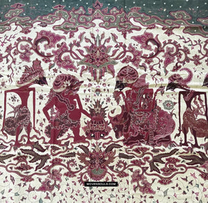 1766 Cirebon Wayang Batik Tulis Indonesian Hindu Art Mahabharat