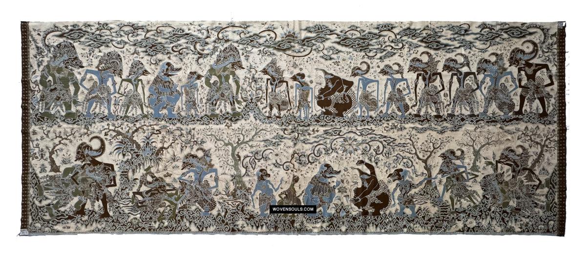 1767 Indonesian Art Wayang Batik Tulis