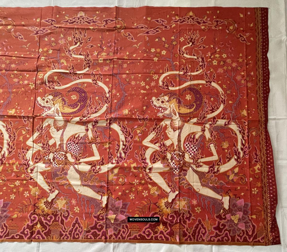 1770 SOLD Indonesian Art Wayang Batik Tulis