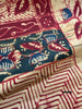1777 Châle textile Batik Bangbiron antique