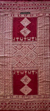 1779 Antique Superfine Bakhnoug Shawl w Animal Motifs - Textile Art Masterpiece - Antique Decor Ethnic Art 