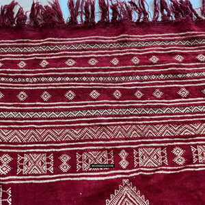 1779 Antique Bakhnoug Shawl w Animal Motifs - Textile Art Masterpiece - Antique Decor Ethnic Art 