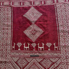 1779 Antique Bakhnoug Shawl w Animal Motifs - Textile Art Masterpiece - Antique Decor Ethnic Art 