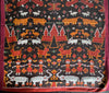 178-B Silk Pidan Pedan Buddhist Figurative Textile Art from Cambodia