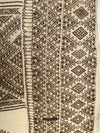 1780 Vintage Undyed White Bakhnoug Châle