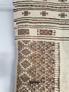 1780 Vintage Undyed White Bakhnoug Chal