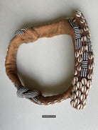 1781 Rare Vintage Kuba Beaded Belt with Shells-WOVENSOULS Antique Textiles &amp; Art Gallery