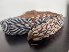 1781 Rare Vintage Kuba Beaded Belt with Shells-WOVENSOULS Antique Textiles &amp; Art Gallery