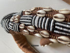 1781 Rare Vintage Kuba Beaded Belt with Shells-WOVENSOULS Antique Textiles &amp; Art Gallery