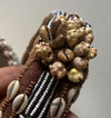 1781 Rare Vintage Kuba Beaded Belt with Shells-WOVENSOULS Antique Textiles &amp; Art Gallery