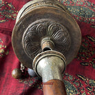 1785 Large Antique Tibetan Buddhist Prayer Wheel-WOVENSOULS Antique Textiles &amp; Art Gallery