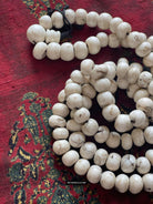 1786 Antique Tibetan Buddhist Mountain Coral Prayer Beads-WOVENSOULS Antique Textiles &amp; Art Gallery