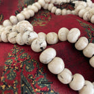 1786 Antique Tibetan Buddhist Mountain Coral Prayer Beads-WOVENSOULS Antique Textiles &amp; Art Gallery