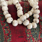 1786 Antique Tibetan Buddhist Mountain Coral Prayer Beads-WOVENSOULS Antique Textiles &amp; Art Gallery