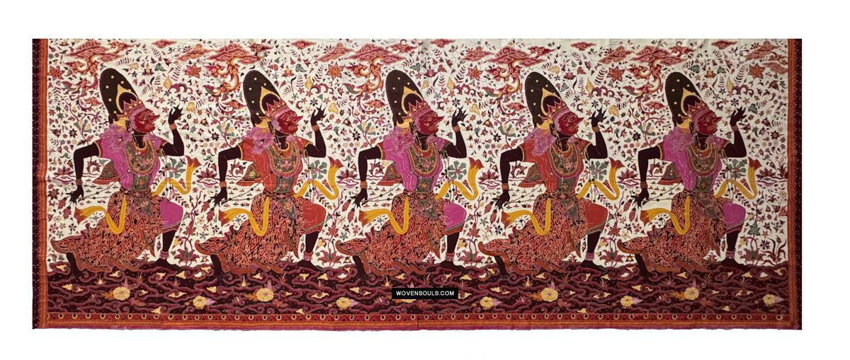 1788 SOLD Indonesian Art Wayang Batik Tulis