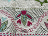 1790 Textile vintage Bengal Nakshi Kantha - Cortesan Scene