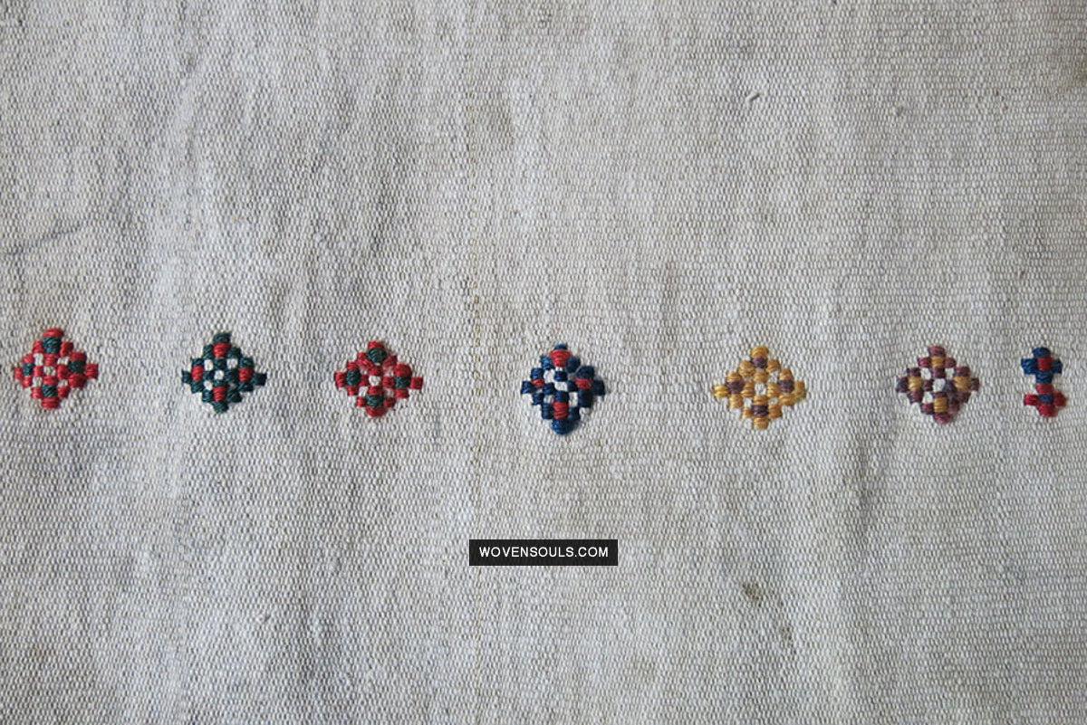 1791 Antique Shahsavan Flatweave Textile Art - Antique Interior Decor 