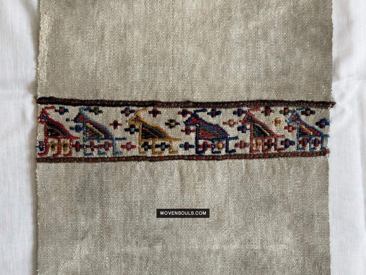 1791 Antique Shahsavan Flatweave Textile Art - Antique Interior Decor 